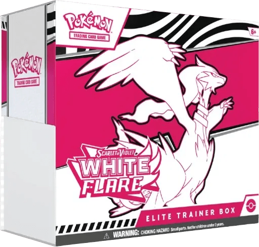 White Flare Elite Trainer Box - Zombe TCG